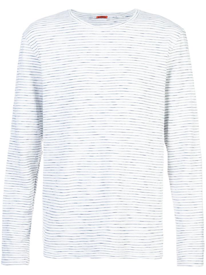 Barena Striped Sweatshirt - White