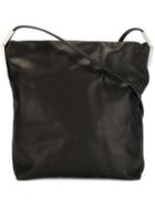 Rick Owens Oversized Shoulder Bag, Women's, Black, Calf Leather/cotton