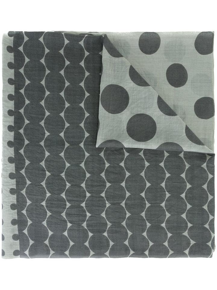 Woolrich Dots Scarf, Women's, Grey, Wool