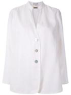 Alcaçuz Magalhães Linen Shirt - White
