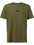 Oamc 'wasp' T-shirt, Men's, Size: Large, Green, Cotton