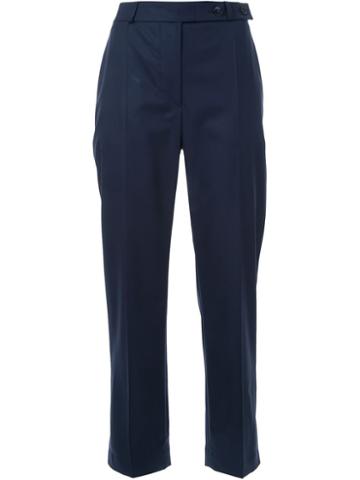 22/4 By Stephanie Hahn Pleated Cropped Tapered Trousers