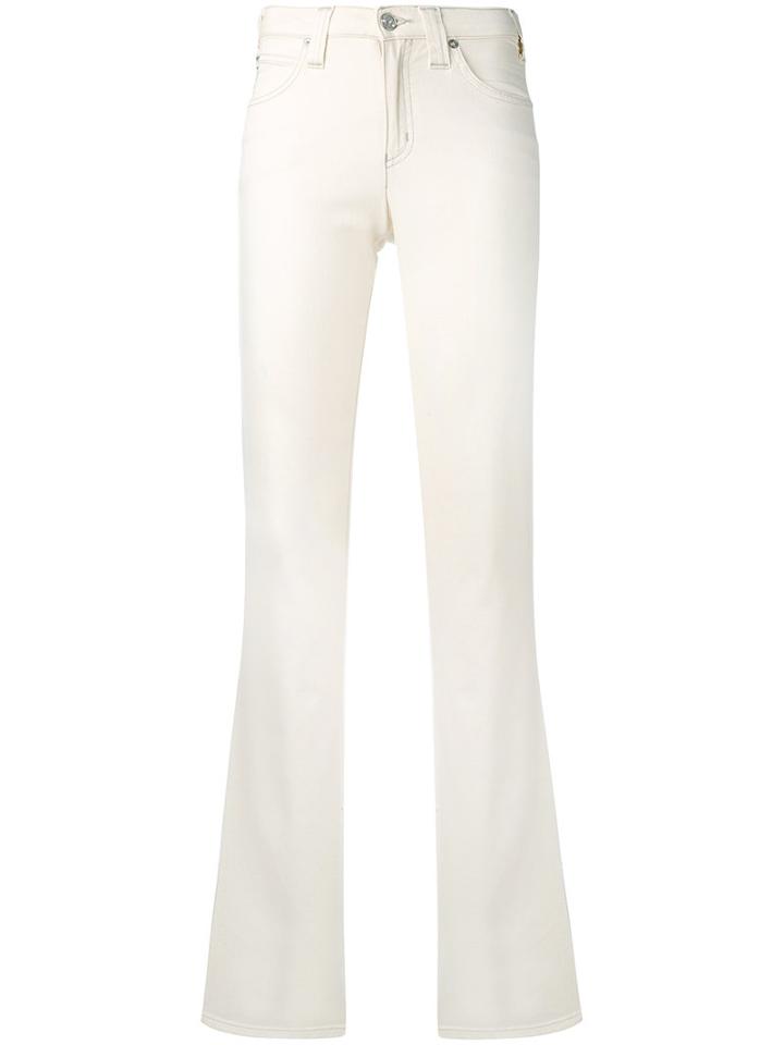 Straight-leg Jeans - Women - Cotton/spandex/elastane/lyocell - 30, White, Cotton/spandex/elastane/lyocell, Armani Jeans