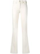 Straight-leg Jeans - Women - Cotton/spandex/elastane/lyocell - 30, White, Cotton/spandex/elastane/lyocell, Armani Jeans