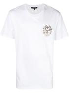 Roberto Cavalli Embroidered Logo T-shirt - White