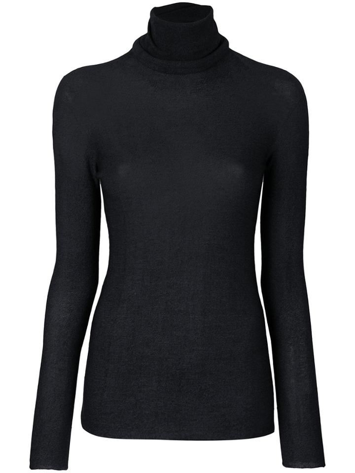 Avant Toi Roll Neck Top - Blue