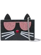 Karl Lagerfeld Choupette Cross Body Bag, Women's, Black, Acrylic