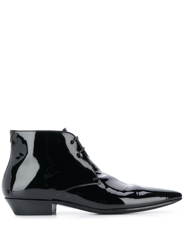 Saint Laurent Jonas 25 Low La Up B - Black