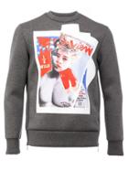 Neil Barrett Cover Print Sweatshirt - Grey