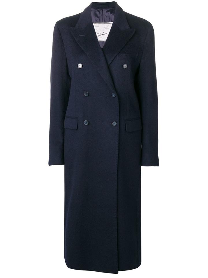 Giuliva Heritage Collection Double Breasted Coat - Blue