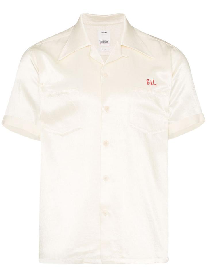 Visvim Albacore Logo Print Shirt - Neutrals