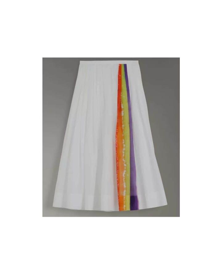 Burberry Rainbow Print Organdie Cotton Skirt 20537 - Unavailable