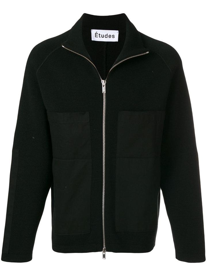 Études Athenes Pocket Cardigan - Black