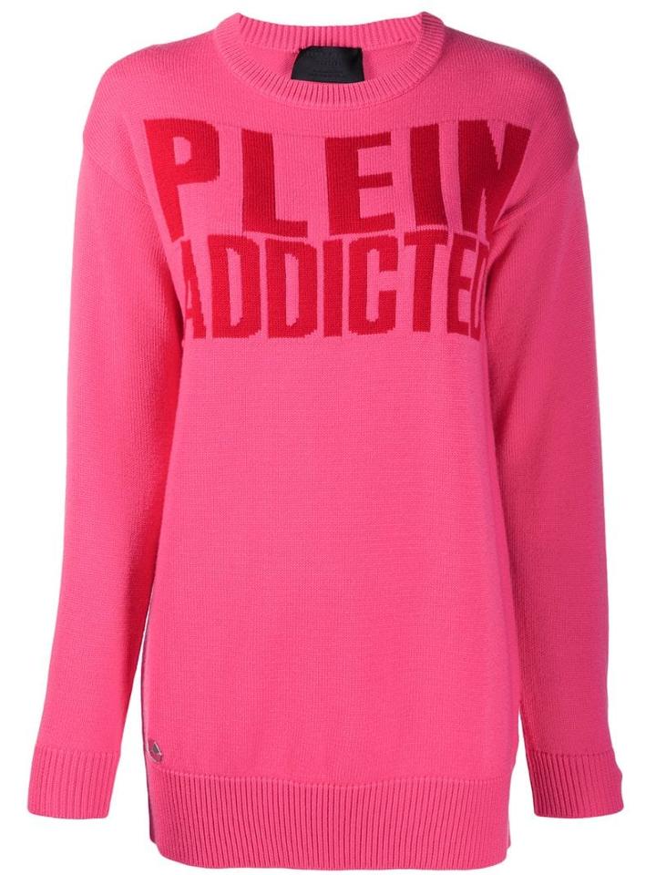 Philipp Plein Statement Jumper - Pink