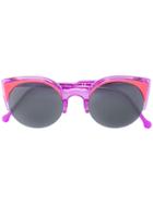 Retrosuperfuture Cat Eye Sunglasses - Pink & Purple
