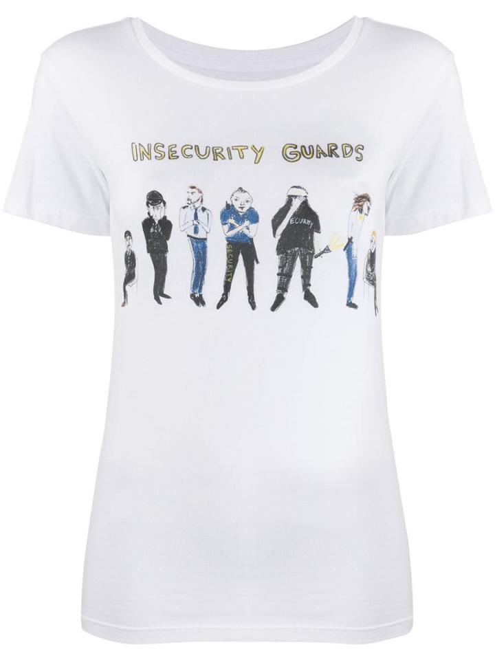 Unfortunate Portrait Insecurity Guards T-shirt - White