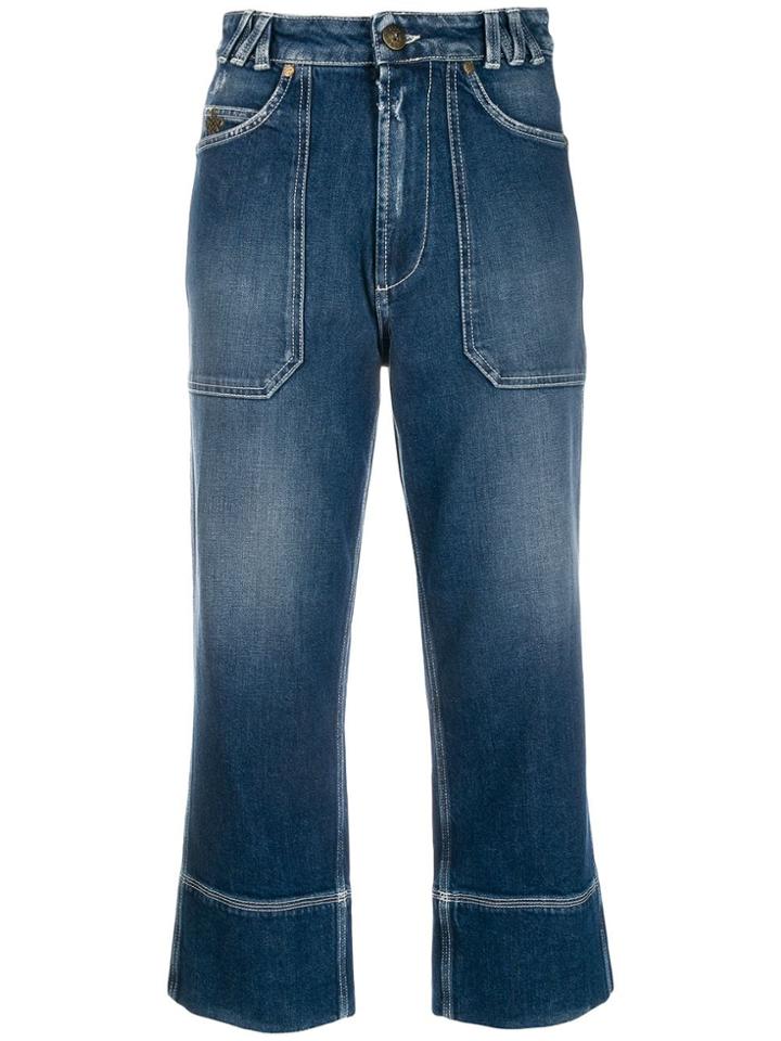 Mr & Mrs Italy Cropped Jeans - Blue