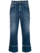 Mr & Mrs Italy Cropped Jeans - Blue