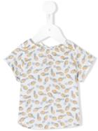 Simple Kids - Pineapple Print T-shirt - Kids - Cotton - 24 Mth, White