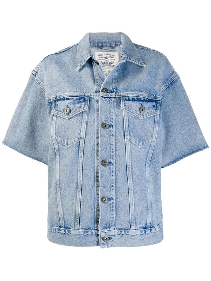 Levi's: Made & Crafted Short Sleeved Jacket - Blue
