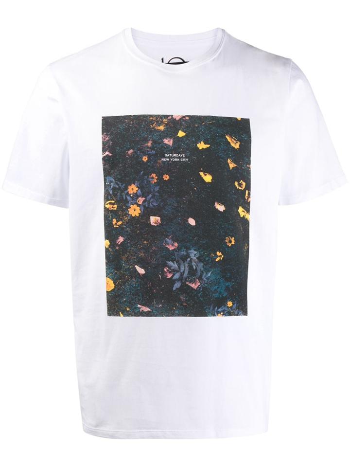 Saturdays Nyc Saturdays Print T-shirt - White