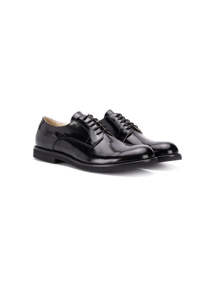 Montelpare Tradition Teen Derby Shoes - Black