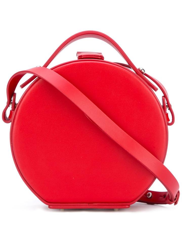 Nico Giani - Round Shoulder Bag - Women - Leather - One Size, Women's, Red, Leather
