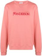 Jw Anderson Embroidered Logo Sweatshirt - Yellow & Orange