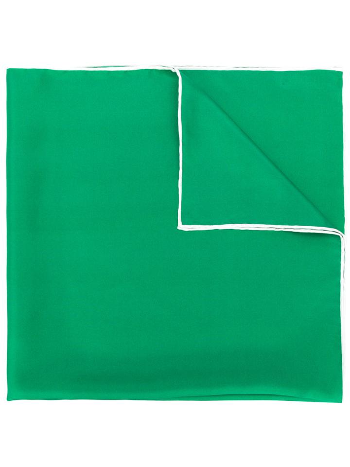 Holland & Holland Finished Edge Scarf - Green