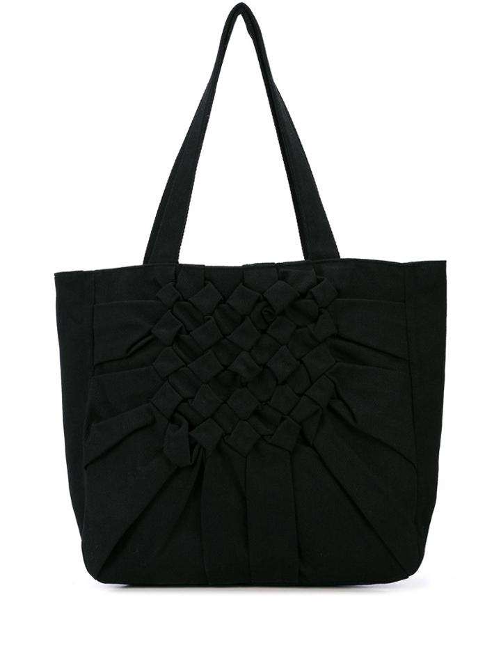 Yohji Yamamoto Twill Tote Bag - Black