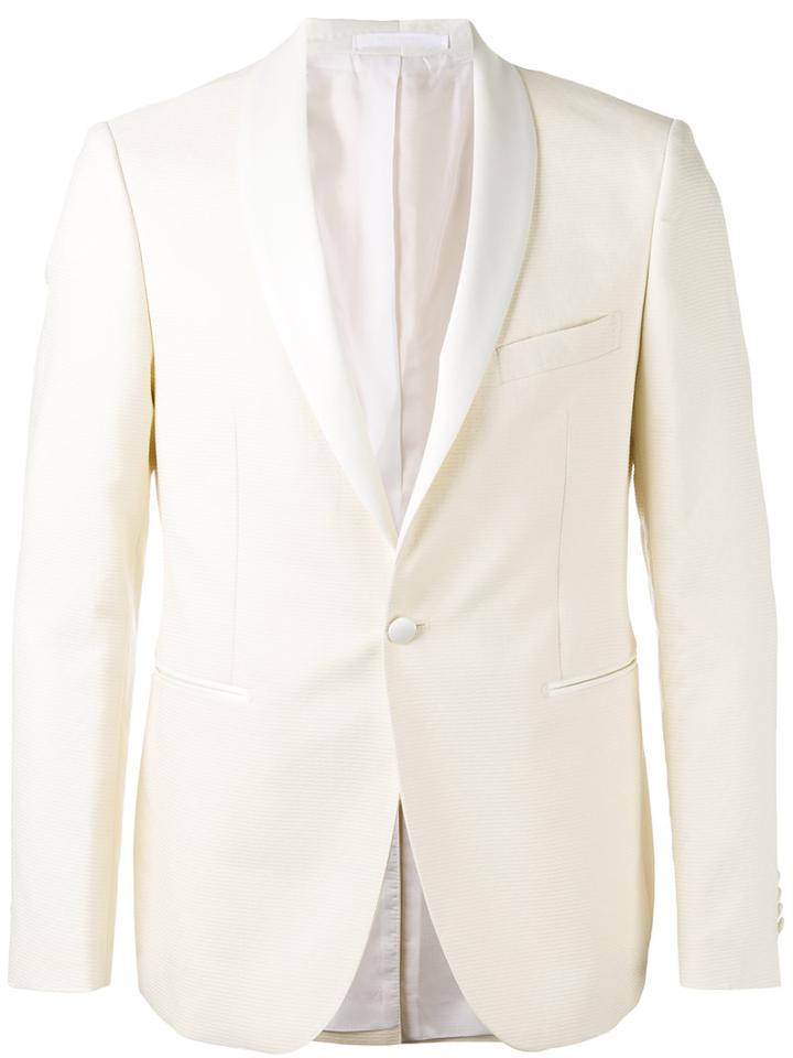 Tagliatore - One-button Blazer - Men - Cotton/spandex/elastane/wool - 48, White, Cotton/spandex/elastane/wool