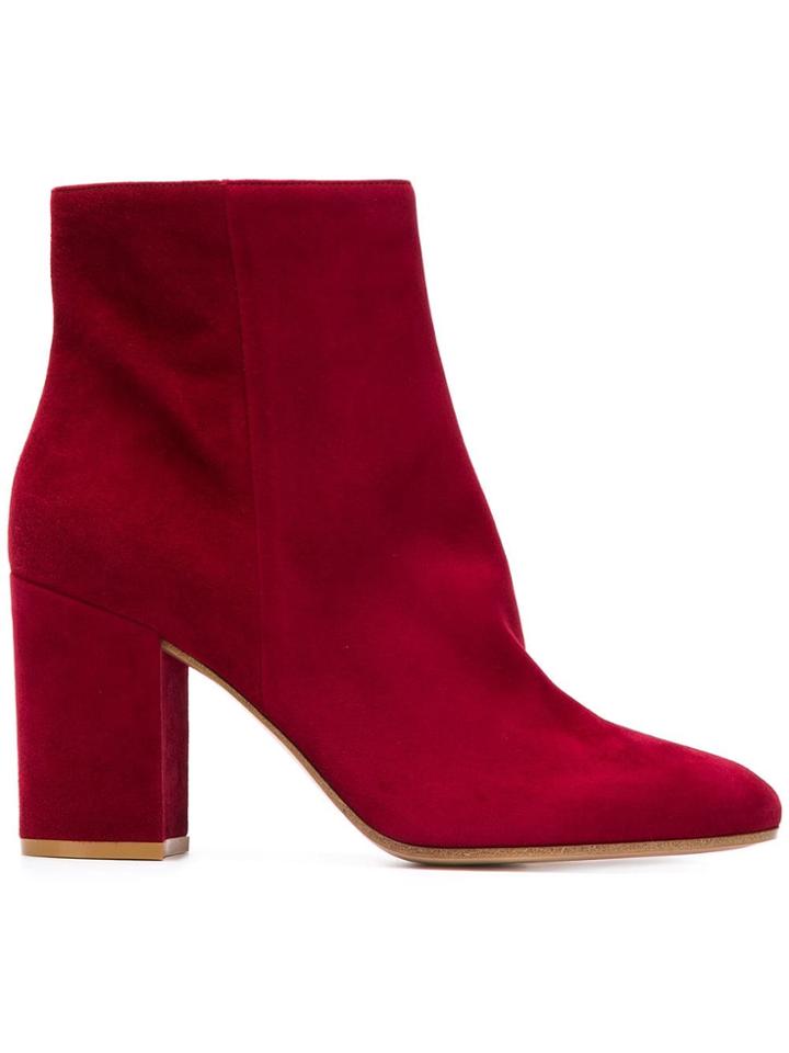 Gianvito Rossi Ankle Boots - Red