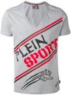 Plein Sport - Basil T-shirt - Men - Cotton - L, Grey, Cotton