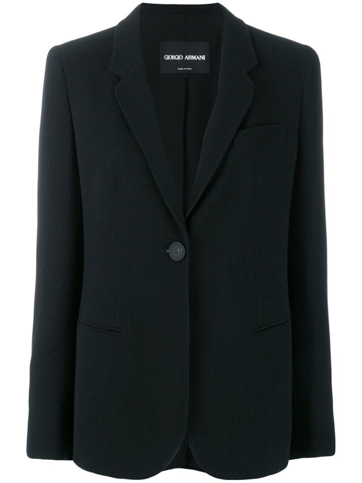 Giorgio Armani Classic Blazer - Black