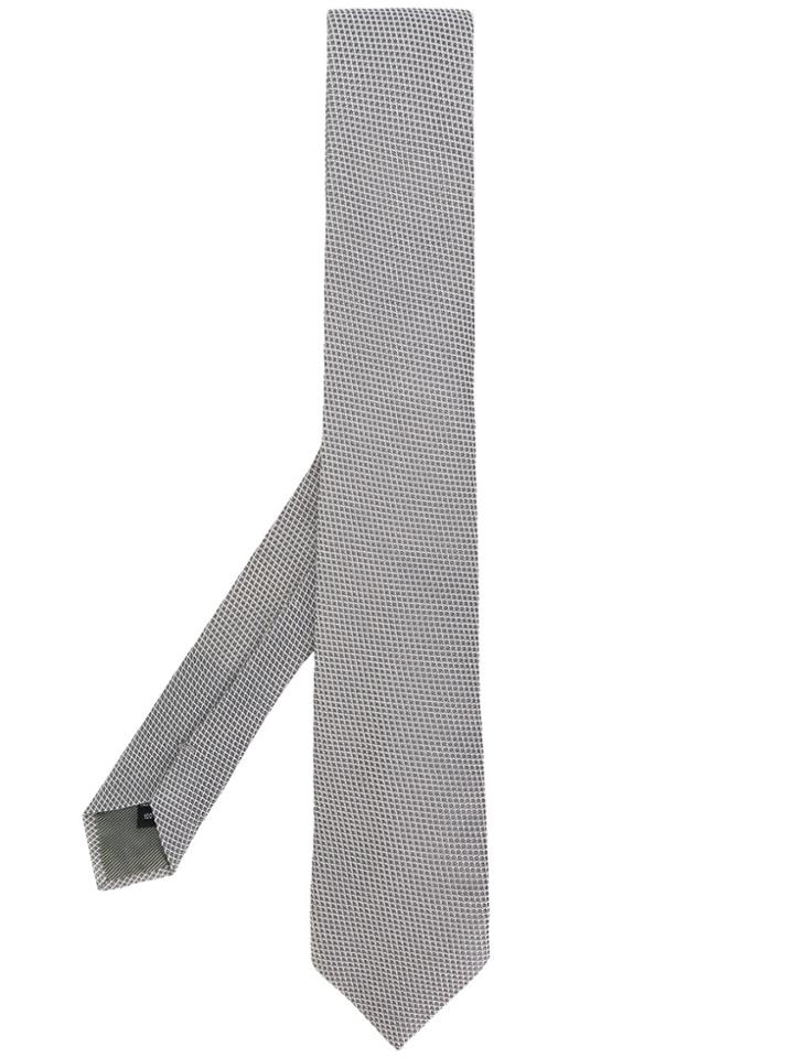 Dell'oglio Polka-dot Tie - White