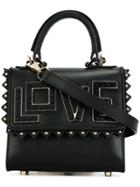 Les Petits Joueurs 'love' Studded Small Tote