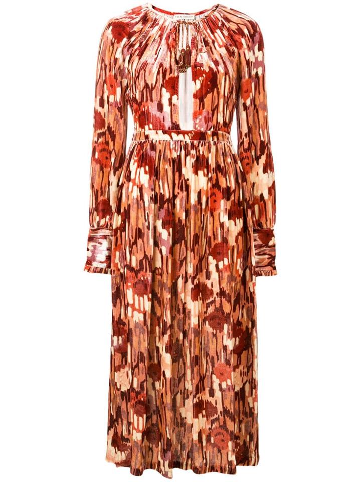 Ulla Johnson Printed Long Dress - Pink