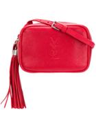 Saint Laurent Tassle Logo Embossed Bag - Red