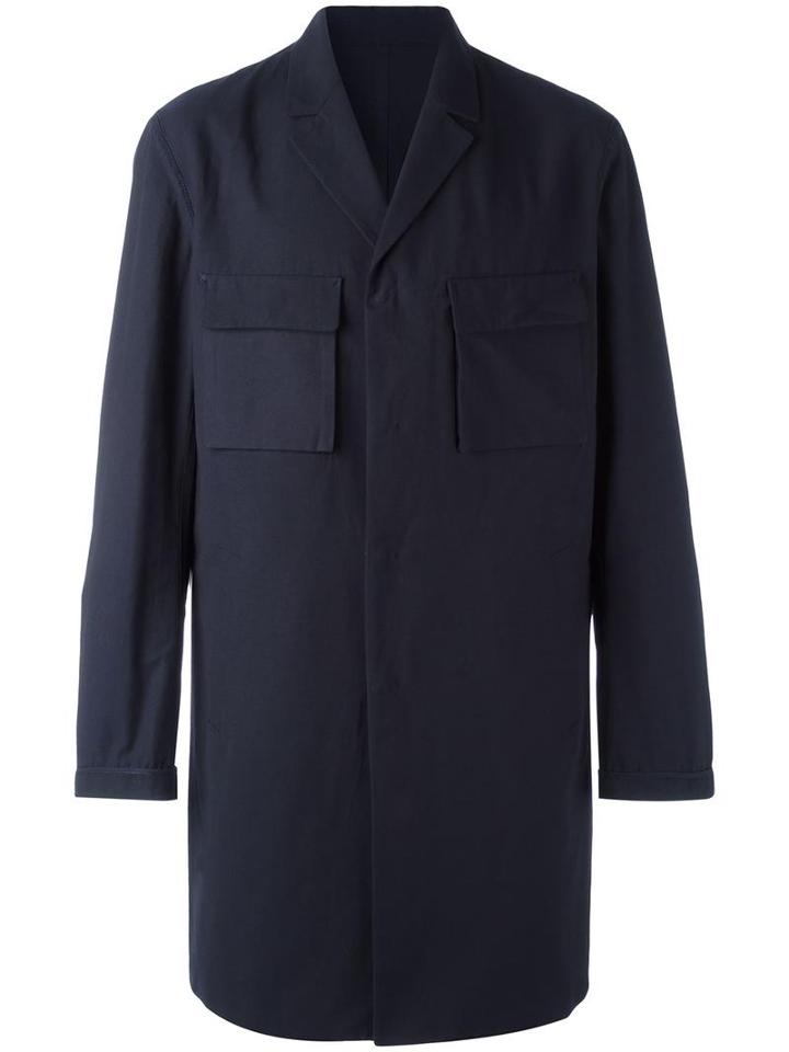 Plac Reversible Mid Coat, Men's, Size: Medium, Blue, Cotton/polyester