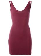 Dsquared2 V-neck Dress, Women's, Size: Xs, Red, Viscose/polyester