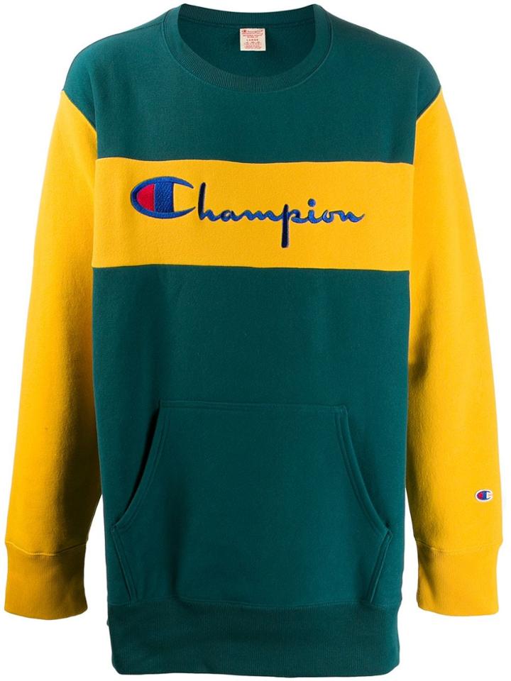 Champion Embroidered Logo Sweatshirt - Green