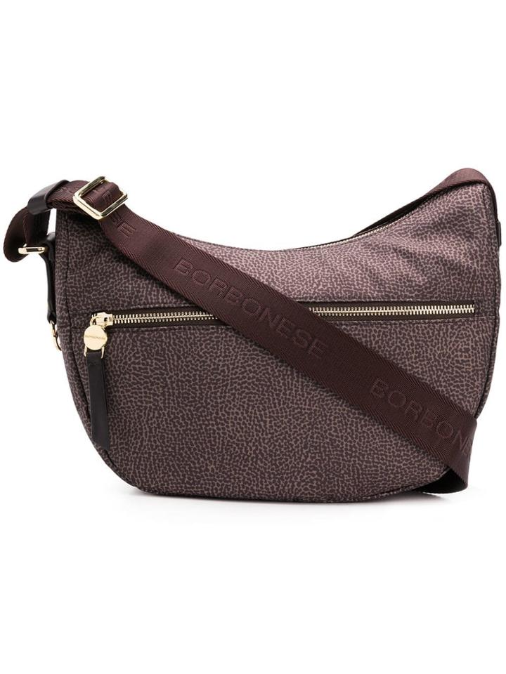 Borbonese Hobo Shoulder Bag - Brown