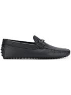 Tod's Pebbled Loafers - Black