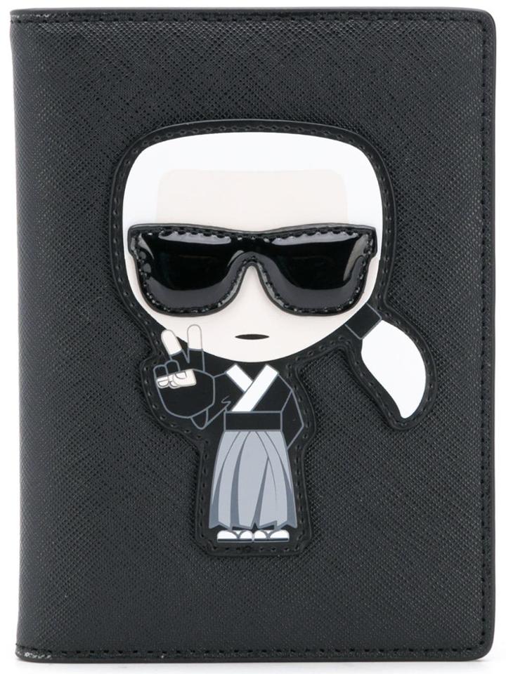 Karl Lagerfeld K/tokyo Passport Holder - Black