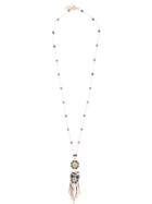Etro Hanging Pendant Necklace - Black