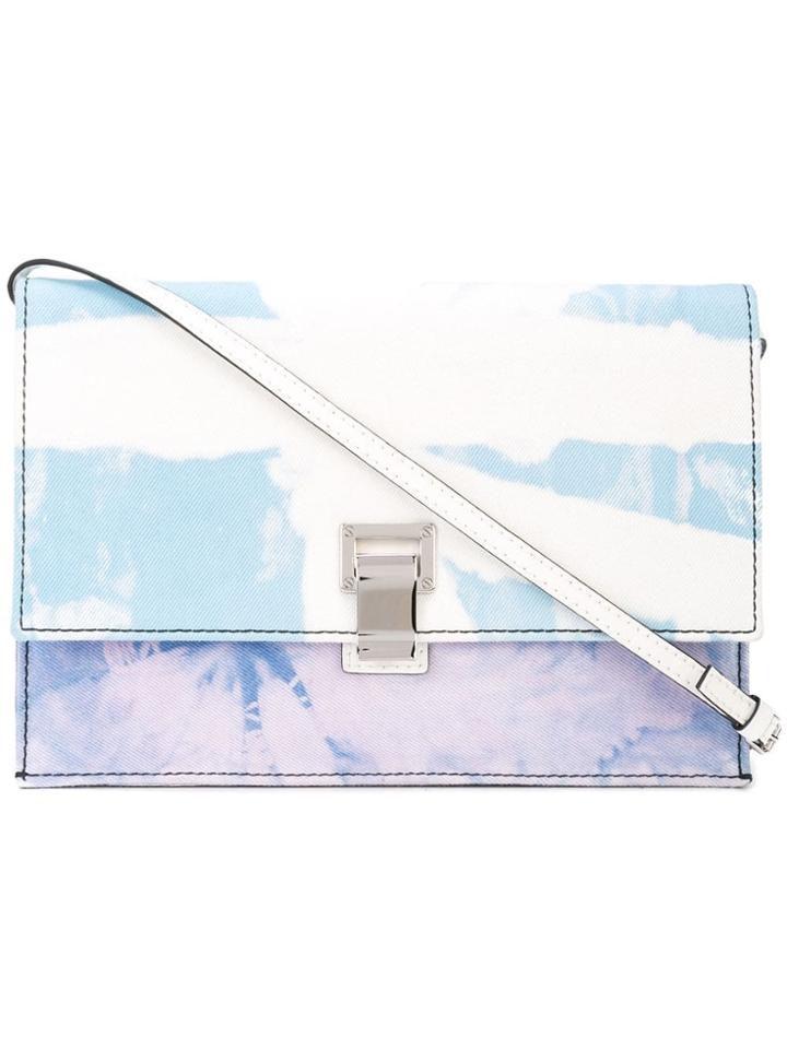 Proenza Schouler Tie Dye Denim Small Lunch Bag - Blue