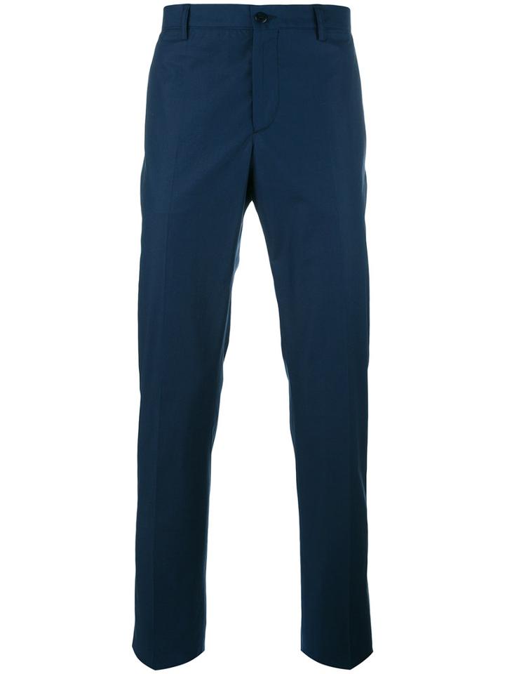 Etro Classic Chinos, Size: 50, Blue, Cotton/spandex/elastane