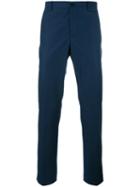 Etro Classic Chinos, Size: 50, Blue, Cotton/spandex/elastane