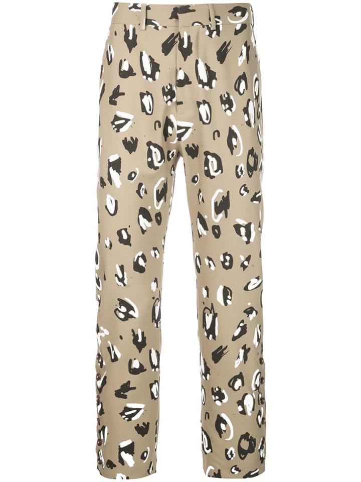 Charles Jeffrey Loverboy Teddy Straight-leg Trousers - Multicolour