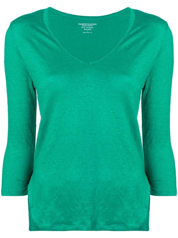 Majestic Filatures Simple T-shirt - Green